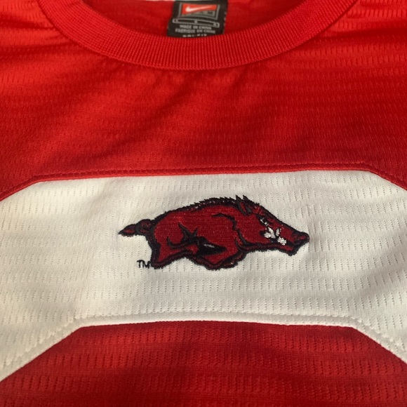 Vintage Nike Mens Sz large Red Arkansas Pullover
sweater dri fit - Picture 2 of 8